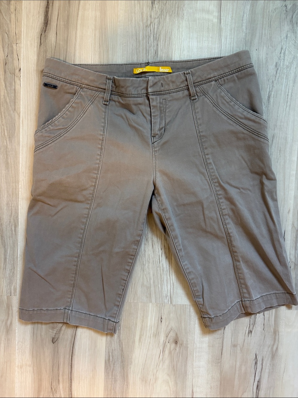 LoLeTaupe Brown Bermuda Shorts